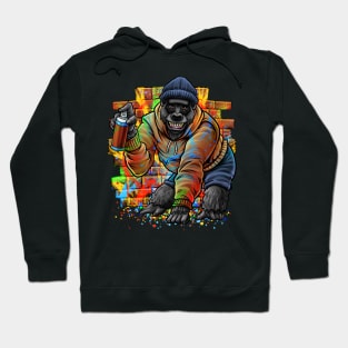 Wall Art Monkey Hoodie